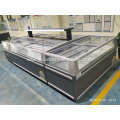 Four side horizontal glass freezer display Island Freezer